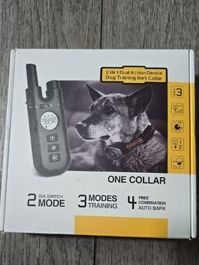 Dog Training Collar with Remote - Black and Orange